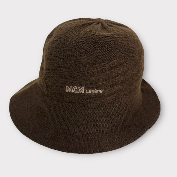 MCM Vintage MCM “Legere” Knit Bucket Hat – Rare Archive Piece